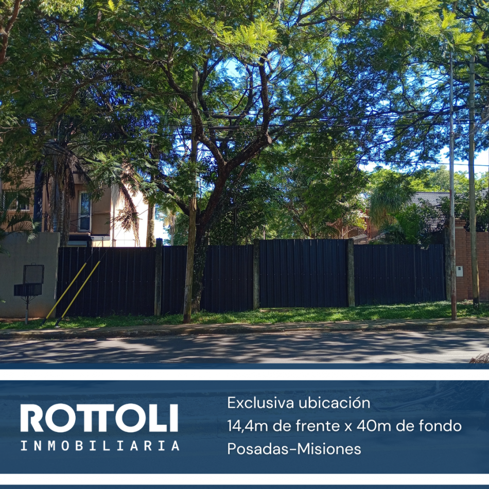 EXCLUSIVO LOTE EN VENTA-POSADAS MISIONES