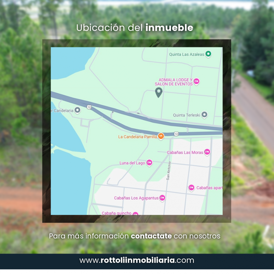 HERMOSO LOTE EN VENTA-CANDELARIA MISIONES