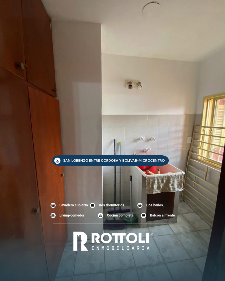 HERMOSO DEPARTAMENTO CENTRICO EN VENTA DE DOS DORMITORIOS