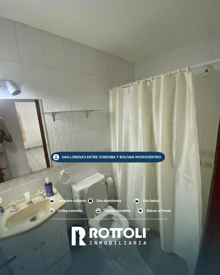 HERMOSO DEPARTAMENTO CENTRICO EN VENTA DE DOS DORMITORIOS