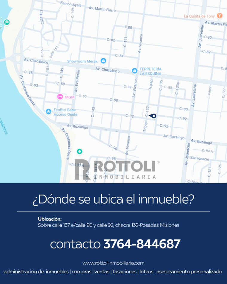 CASA DE TRES DORMITORIOS EN VENTA-POSADAS MISIONES