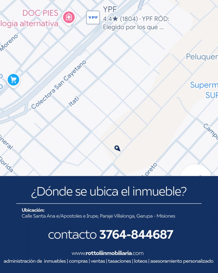 LOTE EN VENTA-GARUPA MISIONES